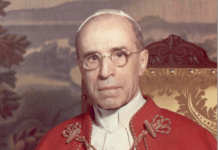 Pius XII. | Bild: Michael Pitcairn, Public domain, via Wikimedia Commons