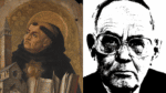 Links: Thomas von Aquin. Rechts: Karl Rahner. | Zum Karl Rahner Bild: Gabriel Sozzi, CC BY-SA 4.0 , via Wikimedia Commons